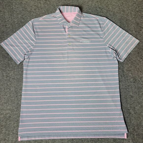 Johnnie-O Men's Golf Polo Size L Firestone County Club Embroidered Short Sleeve - Picture 1 of 9